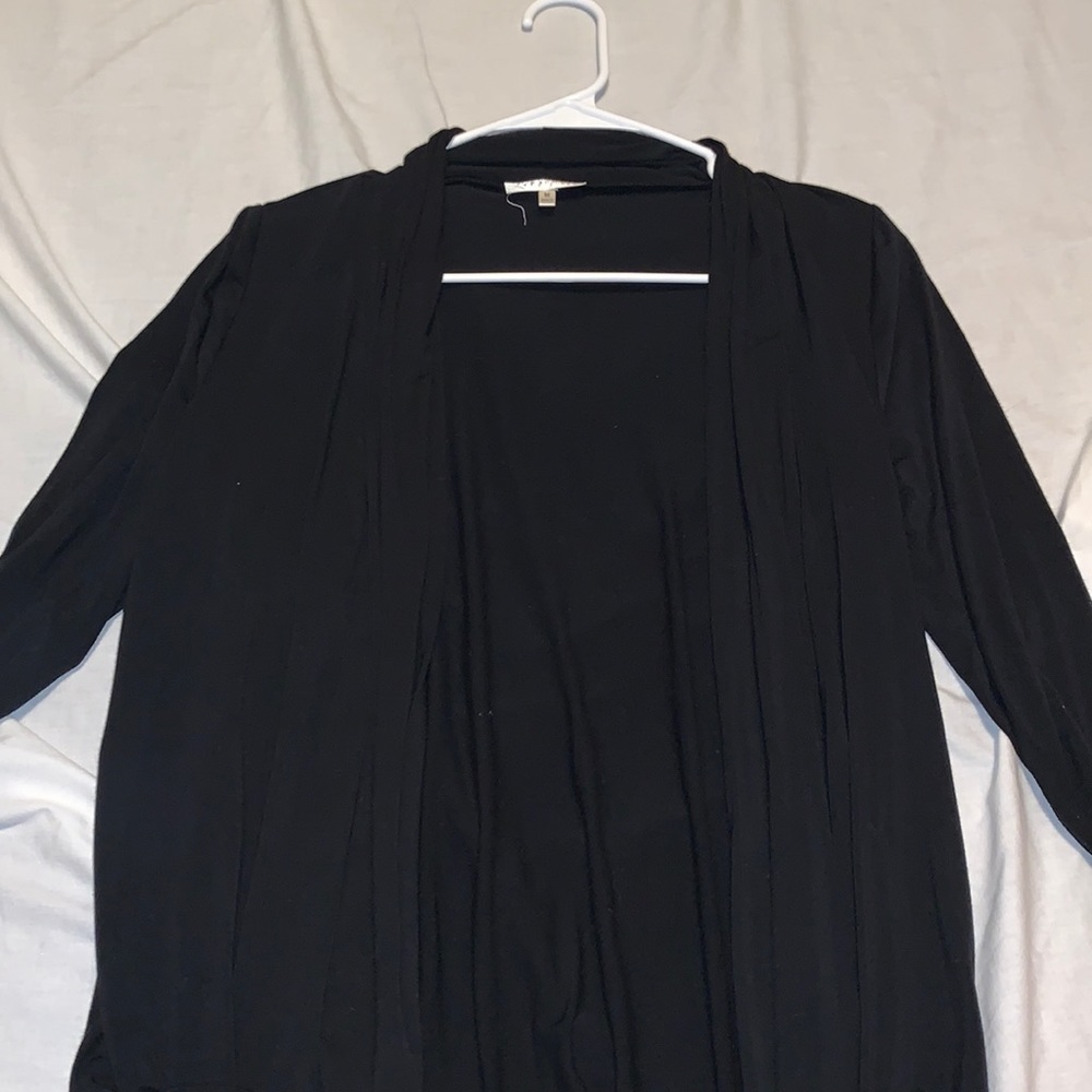 Black cardigan